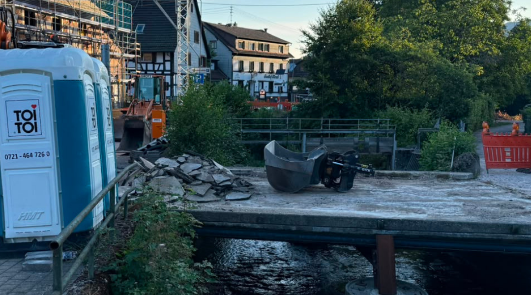 Aktueller Stand bezüglich Ersatzneubau der Schatzgrabenbrücke in Geroldsau